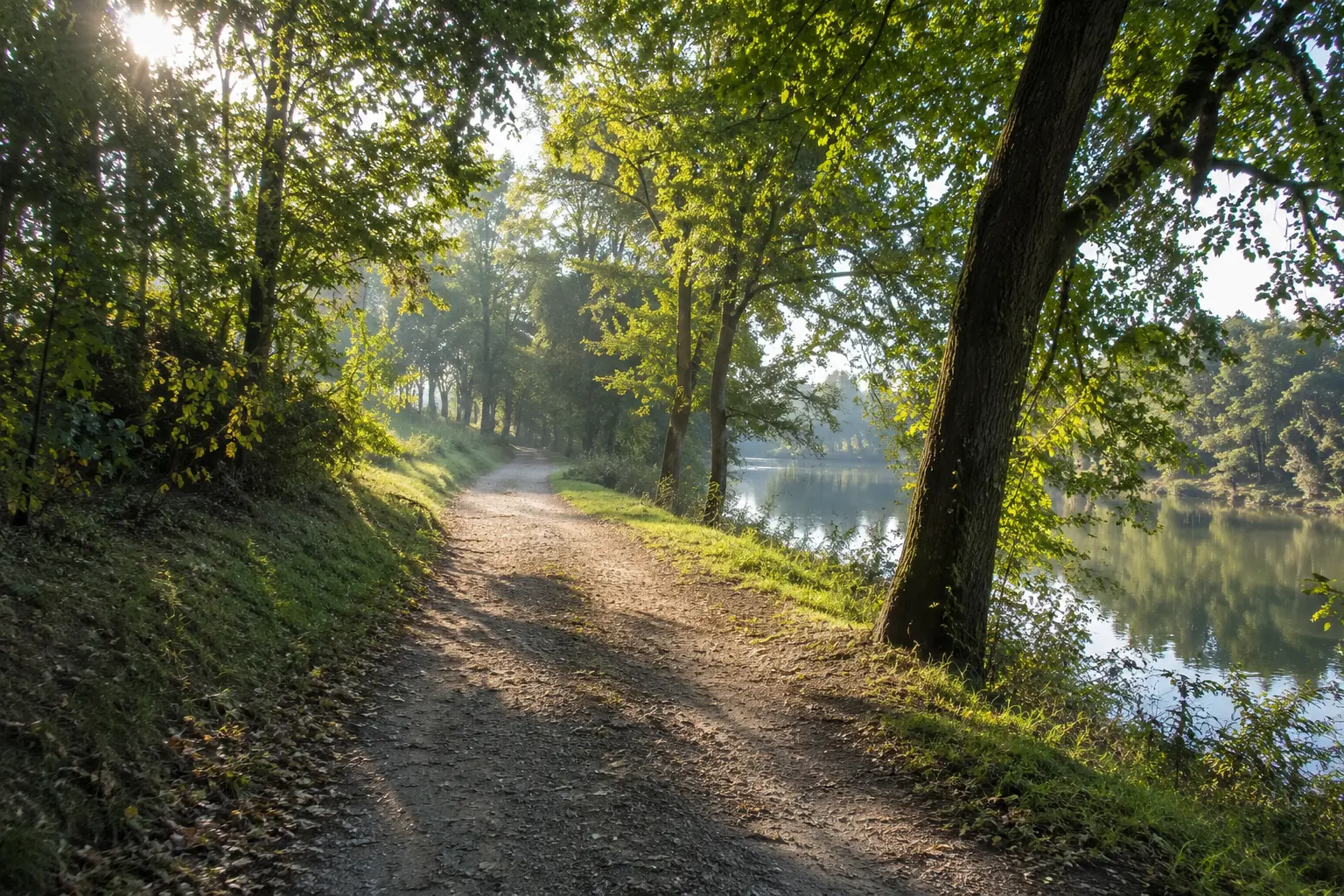 Camminata all'aperto, ricostruzione graduale del margine
